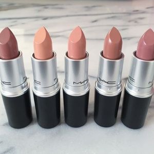 MAC Cosmetics | Makeup | 5 Mac Nude Lipsticks | Poshmark